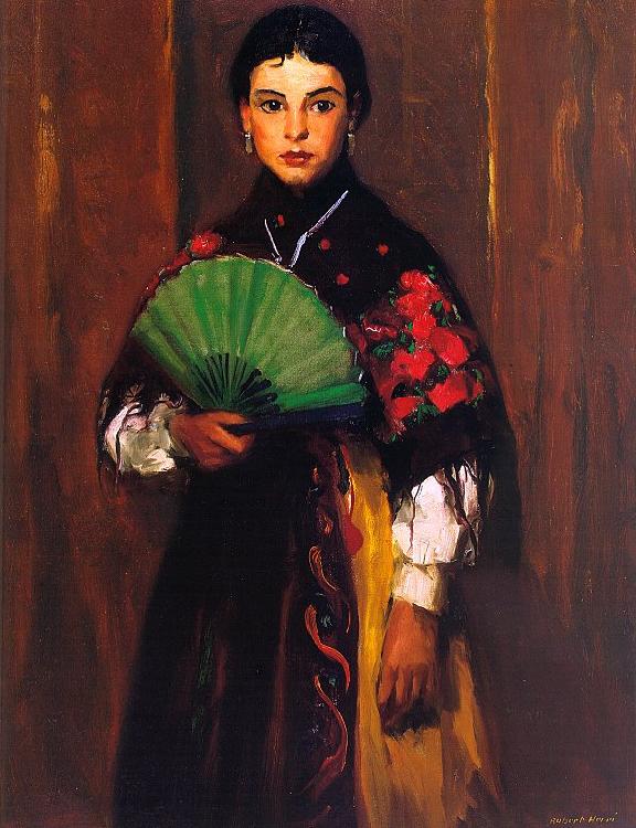 Robert Henri Spanish Girl of Segovia oil painting image